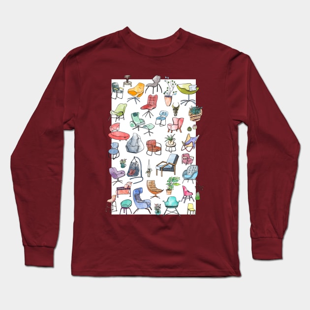 Sweet Home 1 Long Sleeve T-Shirt by AriadnaDeRaadt